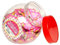 BEMIRO 100 Stück Radiergummi Herz rosa - ca. 3,5 cm