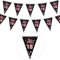 GoldRock 18. Geburtstag Deko Girlande Rosa, Wimpel Stoff Banner für Junge Mädchen, Party Dekoration, 18ter Geburtstag Geschenk