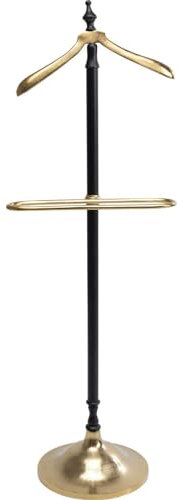 Kare Design Herrendiener Ordinato, Mehrfarbig, Garderobenständer, Herrendiener, Stahlgestell, Aluminium Sockel, 130x44x32 cm (H/B/T)