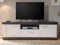 TV-Lowboard in weiß Pinie und Wenge Landhaus-Stil TV Unterteil Fernsehschrank Board 135 x 51 cm Corela (Lowboard 2)