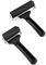 QWORK® Gummiwalzen, Kleberwalze, Andrückroller für linoldruck, Stempeln, Drucken, Tapeten und Kunsthandwerk, Schwarz, 6cm+10cm