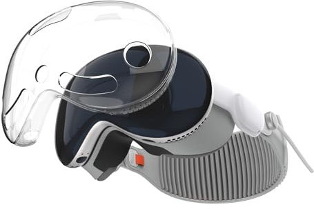 Vision Pro VR Headset Gehäuse Durchsichtig TPU Schalenetui Schutzhüllen Zubehör für Vision Pro