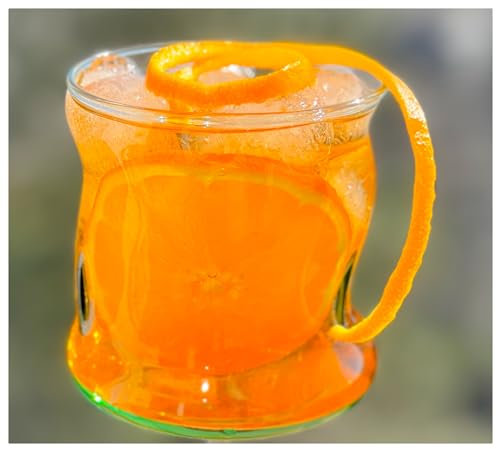 Topkapi Rainforest Serie I Aperol Spritz Tukan I 100% Recyceltes Glas I Nachhaltig I Spülmaschinenfest I XL-Größe I Grün-Glas I ~420 ml I Exzellent für Aperol Spritz, Mojito, Caipirinha I 4 Stück