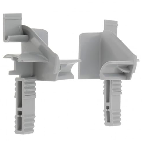 cyclingcolors 2x Persiana enrollable Tulipe modelo Aluréno ZF para lamas de 12 a 15mm PVC gris Embudo Guía guía Protección Universal Accesorio Persiana
