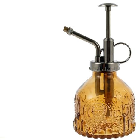 Spray Bottles 1 Plant Watering Can, Vintage Glass, Plant Vintage Spray Bottle, Flower Sprayer, 200ml Spray Bottle(Brown)