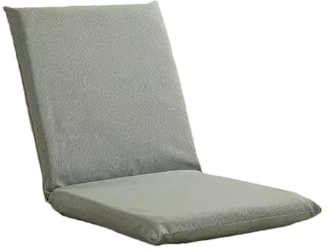 Sedia da pavimento ergonomica portatile con supporto per la schiena per sedersi, giocare, leggere e guardare la TV, poltrona pigra per meditazione, blu