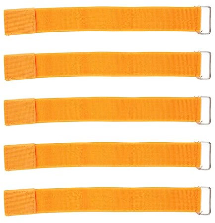 3-beinige Rennbänder, leuchtende Farben, elastisches Band, Partyzubehör für Geburtstag, Staffellauf, Spiel, Karneval, Feldtag, Hinterhof, drinnen und draußen, Teambuilding-Spiel, (Orange)