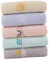 DRESSOOS Lot de 5 serviettes en coton pour bébé débarbouillettes absorbantes pour les mains et le visage pour garçons et filles sûres et confortables