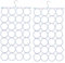 WahYikHo 2 PCS Schal - & Gürtelhalter Set - 28 Löcher, 360° Drehbarkeit - Ideal als Organizer für Tücher, Krawatten, Schals & Gürtel - Mehrzweck Kleiderbügel mit Haken