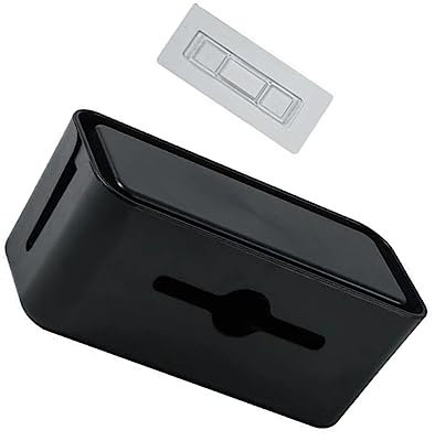 DOITOOL Kasten Kabel Draht Fall Leistung Kabel-Organizer Bodenkabelmanagement Kabelmanagement-versorgung Aufbewahrungsboxen Zum Organisieren Kabelorganisator Für Zu Hause Abs Black