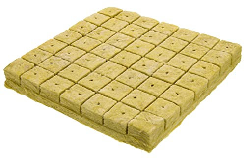 HYTROVE 49pièces Bloc De Culture sans Sol pour Semis Hydroculture Substrat Respirant Et Moisturisant Cubes De Croissance Dégradables pour Plantes Clonage Et Bouturage Culture Intérieur Et