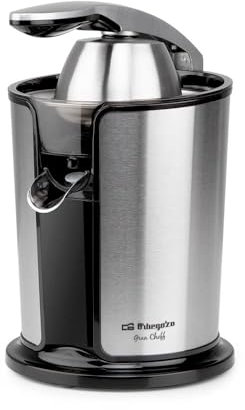 Presse-agrumes Orbegozo EP 4300, 1100 W, corps, filtre et buse en acier inoxydable