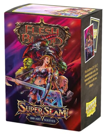 Dragon Shield | Matte Art Sleeves | Super Slam | 100 CT - Smooth & Tough Premium TCG Sleeves | Compatible with Pokemon, Flesh & Blood, One Piece & Magic the Gathering