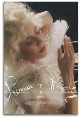 Marina Diamandis Leinwand-Poster, Schlafzimmerdekoration, Landschaft, Büro, Raumdekoration, Geschenk, 30 x 45 cm, 5