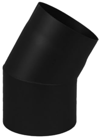 Rauchrohr 22° - Bogen ohne Prüföffnung ID 150 mm Knie