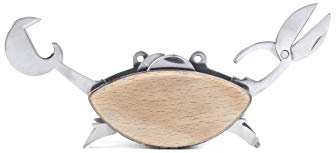 KIKKERLAND CD114 Multifunktions-Krabbe 9 in 1 Werkzeug Crab Multi-Tool Edelstahl