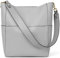 BOSTANTEN Leder Damen Handtasche Schultertasche Designer Umhängetasche Tasche Groß Grau