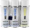 MG PRIME Autolack Sprühdosen Set für Ford DCWEWHA / PN4B70 / 5L Deep Impact Blue Metallic/Indic Blau Grundlack Basislack Klarlack Spraydose 400ml