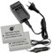 DSTE（2 Pack） Ersatz Batterie NB-7L+ Reise Ladegerät Compatible für Canon PowerShot G10,G11,G12,SX30 is Digital Kamera