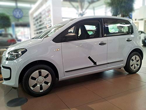 Spangenberg Barres de protection latérales noires pour Volkswagen VW Up! Hatchback 5 portes UP à partir de 2012 - F43 (3700043)