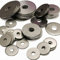 KADco® - Rondella piatta in acciaio inox A2 (304), metrica standard (M8 x 40 mm (10 pezzi)