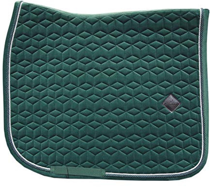 Kentucky Horsewear Samt Velvet Schabracke, Größe:DR, Farbe:DarkGreen