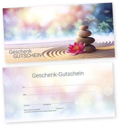 cosmeticPlus 50 nachhaltige Gutscheinkarten RELAXATION