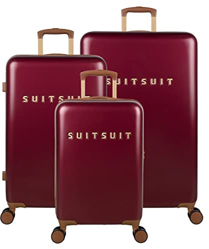 Fab Seventies Classic - Biking Red - Kofferset (55/66/76 cm)