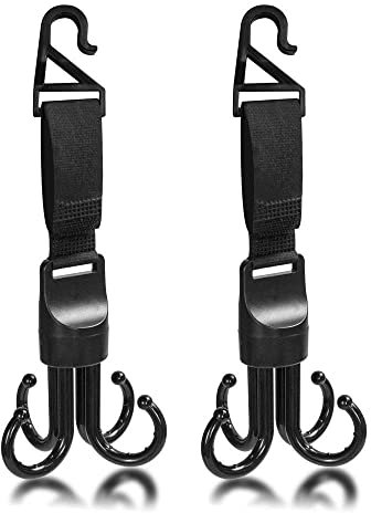 Stroller pram Hooks Buggy Clips for Hanging Bags Hand Bags Toys Universal Hooks for car Travel Wheelchair