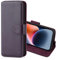CHALK & HIDE - Real Leather Book Wallet Flip Case Cover For Apple iPhone 14 (6.1), Real Leather Design With Card Slot, Magnetic Closure and Built In Stand - Aubergine