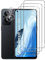 FWang Lot de 3 Verre Trempé Compatible avec OPPO Reno 8 Lite 5G,9H Dureté,Anti-Rayures,sans Bulles,HD,2 Pièces Caméra Arrière Protecteur pour OPPO Reno 8 Lite 5G