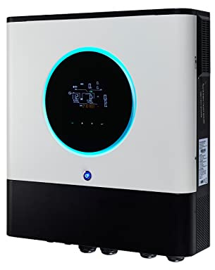 Iconica MAX 10000W 48V hybrid pure sine wave inverter with 10000W dual-input 500V MPPT solar controller, 150A mains battery charger, parallel capability and Wi-Fi monitoring (No battery required)