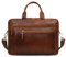 Marc Peter Laptoptasche Los Angeles I Leder Umhängetasche für 15.6 zoll Laptop I Aktentasche für Notebook I Tasche für Damen und Herren Buffleder Bräune
