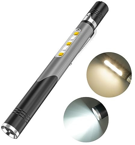POCKETMAN mini lampe de poche LED rechargeable USB lampe torche portable lumière flexible led Light 5W lampe de poche multifonction pour l'examen médical, éclairage intérieur et extérieur