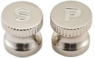 GenWare Engraved Knobs for Salt and Pepper Grinders, SPKNOBS, Pack of 6