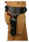 Mittelalterliches Vintage Pistolenholster PU Leder Taille Pistolenholster Steampunk Style Revolver Holster Western Cowboy Pistole Pistolenholster Halloween Cosplay Kostüm,Schwarz