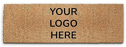 Hairyworm Personalised Doormat (120cm x 40cm) Large, Custom Logo, Business Logo Mats, Business Doormats, Branded Door Mat, Commercial Business Door Mat, Custom Photo/Logo Doormat
