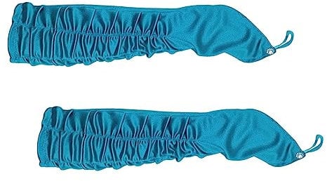 Perfeclan Lange Opern-Partyhandschuhe, Satin-Handschuhe, Kostümzubehör, Fotografie-Requisite, Party-1920er-Jahre-Handschuhe, Opernlange Handschuhe für Frauen, Blau