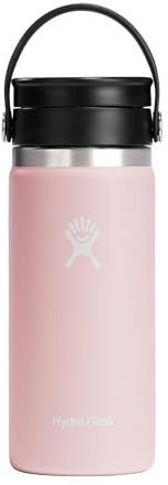 Hydro Flask - Travel Coffee Flask 473 ml (16 oz) - Vacuum Insulated Stainless Steel Travel Mug with Leak Proof Flex Sip Lid - Wide Mouth - Trillium