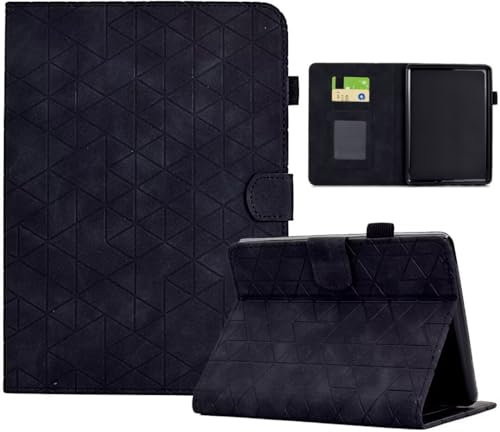 Custodia per tablet Kindle Fire 7 (12a generazione, 2022), in pelle PU goffrata, sottile, leggera, con funzione di accensione/spegnimento automatico, per tablet Kindle Fire 7 (12a generazione, 2022),