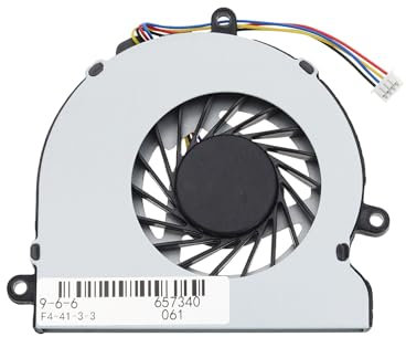 YINETTECH Laptop CPU Cooling Fan 4 Pin 4 Wire Computer CPU Cooling Fan Compatible with HP 15-AC/15-AF/15-AY/15-BA/15-BS/15-BW/250 G4/250 G5/255 G4/255 G5/TPN-C125
