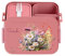 wolga-kreativ personalisierte auslaufsicherer Lunchbox Erwachsene Frau Pausendose Mepal mit Blumen Kornblume Motiv Brotzeitbox Vesperdose mit Namen 2 Unterteilung Fächer bedruckt