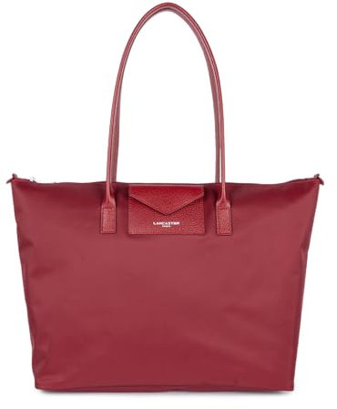 LANCASTER Smart KBA Carmin Große Schultertasche, karminrot, Schultertasche