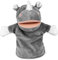DIKACA Tierpuppenspielzeug Familie Fingerpuppen ausgestopftes Zoospielzeug Nashorn-Fingerpuppe Puppentheater Wolfspuppe Handpuppe Stofftierpuppen tierisches Handspielzeug Plüsch