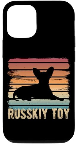 Hülle für iPhone 14 Russkiy Toy Hund Herrchen Frauchen Hunde