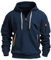 Kleidung Herren Hoodie Herren Oversize Kapuzenpullover Herren Mit Reißverschluss Zipper Hoodie Zip Pullover Herren Arbeitspullover Gym Hoodie Pullover Herren Mit Kapuze Mens