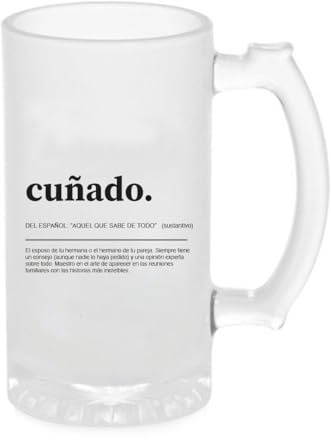 Jarra Cerveza Definiciones Originales | Regalo Original (Cuñado)