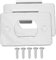 UKCOCO Placa De Refuerzo Para Cerradura De Puerta Interior Kit De Instalación De Para Embellecedor De Cerrojo Placas De Refuerzo Para Seguridad De Puertas En Color