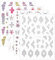4 Sheets Flower Nail Art Stickers, 5D Embossed Floral Nail Decals 3D Colorful Spring and Summer Flowers Butterfly Nails Art Decoration for Women Girls