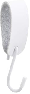 Home Deluxe - S-Haken SHAPE - 11 x 3 x 4 cm, Eisen mit PU- Kunstleder, inkl. Doppelnaht I Kleiderhaken Kleiderbügel Garderobenhaken Kleideraufhänger - Variantenauswahl